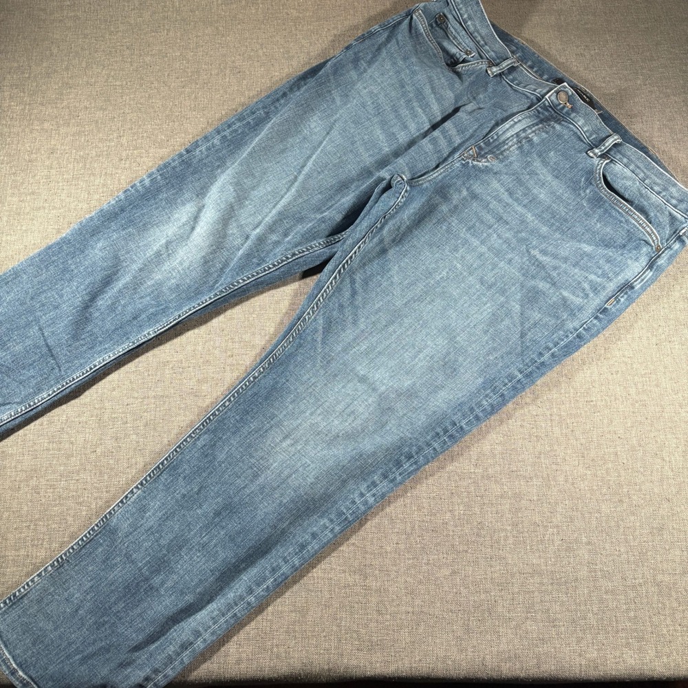 Banana Republic Skinny Jeans Mens 42x32 Blue Medium‎ Wash Stretch Denim